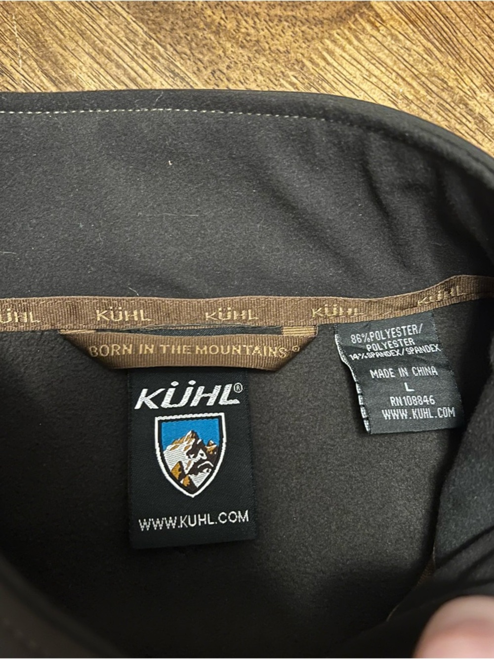 Kuhl Impakt Jacket Men's L Grey Brown Wind & Water Resistant Full Zip Outdoor - Picture 5 of 15
